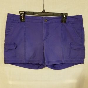 North Face Size 14 Purple Cargo Shorts